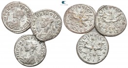 Lot of ca. 3 roman silvered antoniniani / SOLD AS SEEN, NO RETURN!<br><br>extremely fine<br><br>