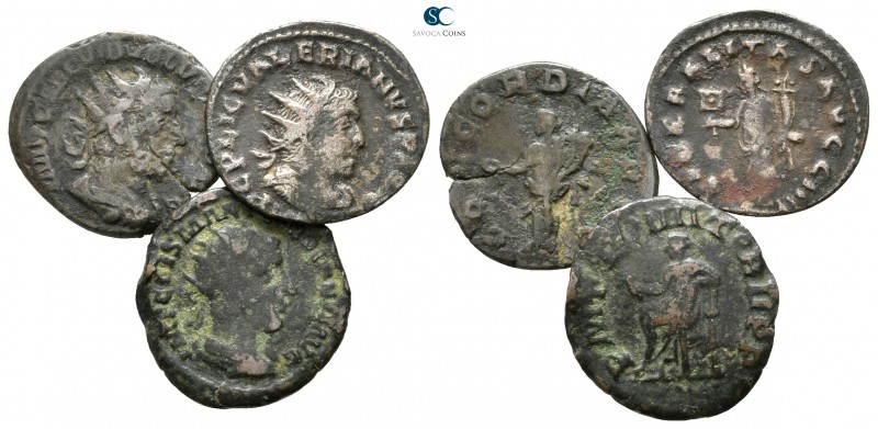 Lot of ca. 3 roman coins / SOLD AS SEEN, NO RETURN!

nearly very fine