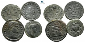 Lot of ca. 4 roman bronze coins / SOLD AS SEEN, NO RETURN!<br><br>very fine<br><br>