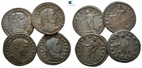 Lot of ca. 4 roman bronze coins / SOLD AS SEEN, NO RETURN!<br><br>very fine<br><br>