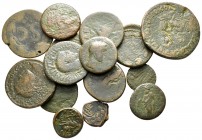 Lot of ca. 15 ancient bronze coins / SOLD AS SEEN, NO RETURN!<br><br>fine<br><br>