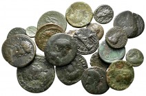 Lot of ca. 20 ancient bronze coins / SOLD AS SEEN, NO RETURN!<br><br>nearly very fine<br><br>