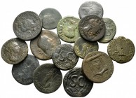 Lot of ca. 15 roman provincial bronze coins / SOLD AS SEEN, NO RETURN!
<br><br>nearly very fine<br><br>