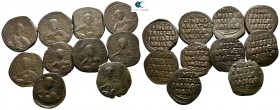 Lot of ca. 10 byzantine bronze coins / SOLD AS SEEN, NO RETURN!
<br><br>very fine<br><br>