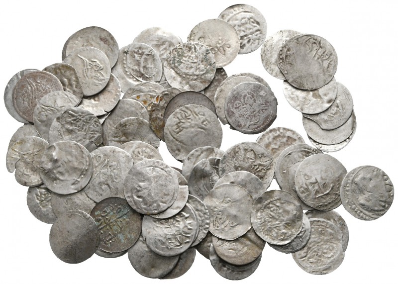 Lot of ca. 100 ottoman silver coins / SOLD AS SEEN, NO RETURN!

fine