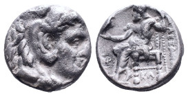 Kings of Macedon, Alexander III the Great (336-323 BC) AR Tetradrachm Silver. Reference: Condition: Very Fine
Underweight, possibly subaerat
Weight:...