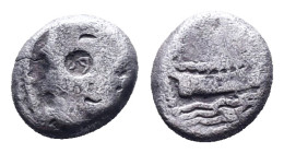 Phoenicia, Arados AR Obol. c. 380-350. Reference: Condition: Very Fine

Weight:3.33 gr. Diameter: 12.7 mm