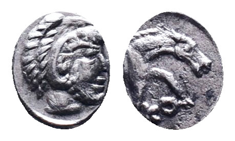Greek Coins. Skotussa. Obol circa 394-367, AR Reference: Condition: Very Fine
...