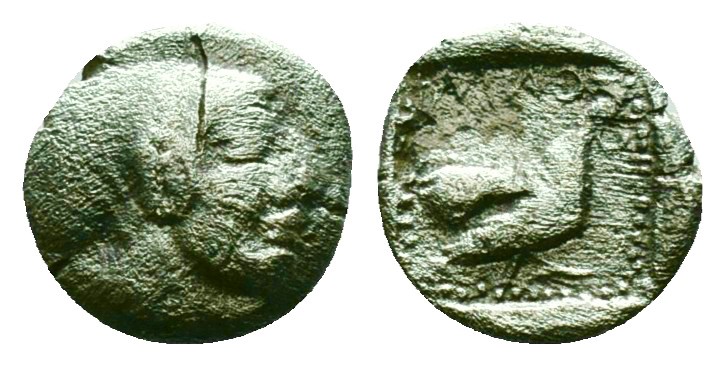 Lesbos, Methymna. AR Hemiobol. Circa 500/480-460 BC. Reference: Condition: Very ...