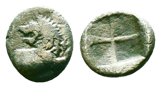 THRACE, Chersonesos. Circa 386-338 BC. AR Hemidrachm Reference: Condition: Very ...
