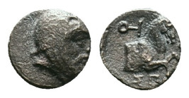 Satraps of Sparda (Achaemenid Ionia and Lydia), Spithridates Æ. Circa 334 BC. Reference: Condition: Very Fine

Weight: 1.07 gr. Diameter: 10.5 mm