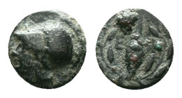 AEOLIS. Elaia. Ae (Mid 4th-3rd century BC). Reference: Condition: Very Fine

Weight:1.16 gr. Diameter: 9.7 mm