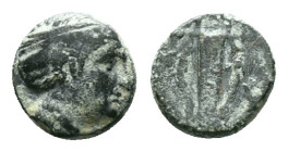 LESBOS. Methymna. Ae (Circa 350/30-250/40 BC). Reference: Condition: Very Fine

Weight: 2.07 gr. Diameter: 10.9 mm