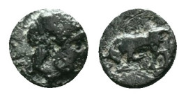 Greek Coins. 4th - 3rd century B.C. AE Reference: Condition: Very Fine

Weight:0.87 gr. Diameter: 9.2 mm