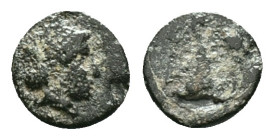 Greek Coins. 4th - 3rd century B.C. AE Reference: Condition: Very Fine

Weight: 1.06 gr. Diameter: 10.5 mm