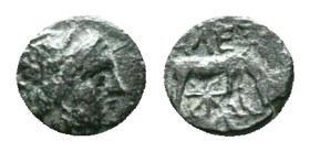 Greek Coins. 4th - 3rd century B.C. AE Reference: Condition: Very Fine

Weight:0.69 gr. Diameter: 8.6 mm