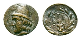 TROAS.Birytis.(Circa 350-300 BC).Ae. Reference: Condition: Very Fine

Weight:1.05 gr. Diameter: 11.0 mm