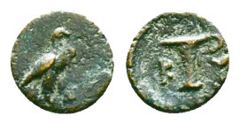 Aeolis, Kyme, AE chalkous, ca. 300-250 BC Reference: Condition: Very Fine

Weight:1.0 gr. Diameter: 10.4 mm