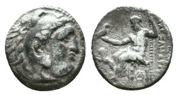Kings of Macedon. Alexander III ‘the Great’, AR Drachm, Reference: Condition: Very Fine

Weight:3.83 gr. Diameter: 17.2 mm