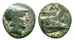 Kings of Macedon, Demetrios I Poliorketes, AE, Reference: Condition: Very Fine

Weight: 4.44 gr. Diameter: 15.0 mm