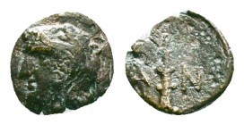 Greek Coins. 4th - 3rd century B.C. AE Reference: Condition: Very Fine

Weight: 1.26 gr. Diameter: 10.5 mm