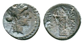 Greek Coins. 4th - 3rd century B.C. AE Reference: Condition: Very Fine

Weight: 3.0 gr. Diameter: 14.0 mm