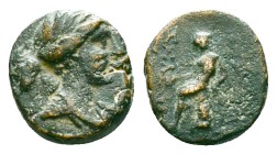 Greek Coins. 4th - 3rd century B.C. AE Reference: Condition: Very Fine

Weight: 4.41 gr. Diameter: 15.4 mm