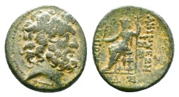 Greek Coins. 4th - 3rd century B.C. AE Reference: Condition: Very Fine

Weight:7.26 gr. Diameter: 19.4 mm