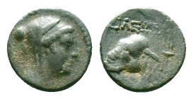 Greek Coins. 4th - 3rd century B.C. AE Reference: Condition: Very Fine

Weight: 1.99 gr. Diameter: 12.4 mm