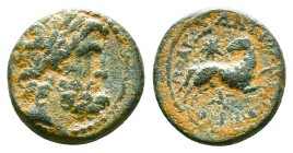 Seleucis and Pieria, Antioch. Civic Issue, 1st century BC. Æ Reference: Condition: Very Fine

Weight: 8.40 gr. Diameter: 19.7 mm