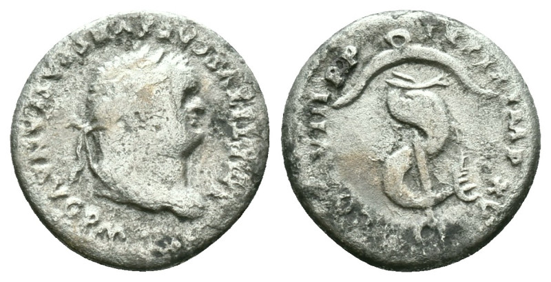 Vespasian. AD 69-79. AR Denarius Reference: Condition: Very Fine

Weight: 2.94...