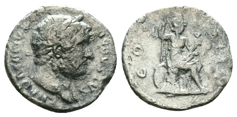 Hadrian. AD 117-138. AR Denarius Reference: Condition: Very Fine

Weight: 2.33...