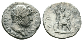Hadrian. AD 117-138. AR Denarius Reference: Condition: Very Fine

Weight: 2.33 gr. Diameter: 17.3 mm