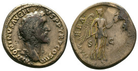 Antoninus Pius. A.D. 138-161. Æ sestertius Reference: Condition: Very Fine

Weight:31.4 gr. Diameter: 33.3 mm