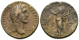 Antoninus Pius. A.D. 138-161. Æ sestertius Reference: Condition: Very Fine

Weight: 25.0 gr. Diameter: 31.4 mm