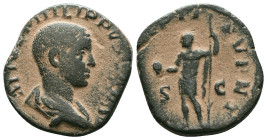 Roman Imperial Coins, Ae Reference : "Repatinated" Condition: Very Fine

Weight: 16.7 gr. Diameter: 26.9 mm