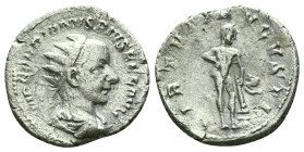 Gordian III. AD 238-244. AR Antoninianus Reference: Condition: Very Fine

Weight: 7.72 gr. Diameter: 21.3 mm