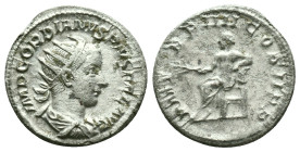Gordian III. AD 238-244. AR Antoninianus Reference: Condition: Very Fine

Weight: 4.05 gr. Diameter: 21.0 mm