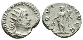 Valerian I AD 253-260. Rome Antoninianus AR Reference: Condition: Very Fine

Weight: 3.93 gr. Diameter: 19.8 mm