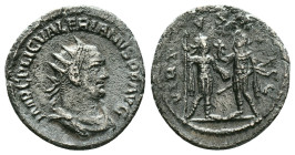 Valerian I AR. Antoninian. 253-260 AD. Reference: Condition: Very Fine

Weight: 2.82 gr. Diameter: 20.6 mm