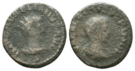 Vaballathus Aurelian AR. Antoninian. 271-272 AD. Reference: Condition: Very Fine

Weight:3.59 gr. Diameter: 19.7 mm