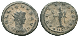 Gallienus AD 253-268. Antioch Antoninianus Æ Reference : "Repatinated" Condition: Very Fine

Weight:3.38gr. Diameter: 21.7 mm
