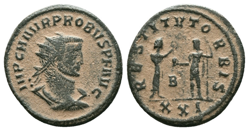 Probus. Antoninianus. 276-282 AD. Ticinum. Reference : "Repatinated" Condition: ...