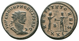 Probus. Antoninianus. 276-282 AD. Ticinum. Reference : "Repatinated" Condition: Very Fine

Weight: 3.97 gr. Diameter: 21.4 mm