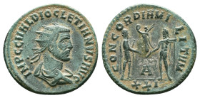 Diocletian AD 284-305. Antioch Antoninianus Æ Reference: Condition: Very Fine

Weight:3.59 gr. Diameter: 20.1 mm