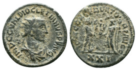 Diocletian AD 284-305. Antioch Antoninianus Æ Reference: Condition: Very Fine

Weight: 3.04 gr. Diameter: 19.8 mm
