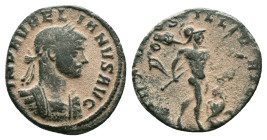 Aurelian Æ Laureate. Uncertain mint, AD 274-275. Reference : "Repatinated" Condition: Very Fine

Weight: 2.37 gr. Diameter: 18.1 mm