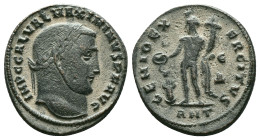 Maximinus II (310-313 AD). Antioch AE Follis Reference : "Repatinated" Condition: Very Fine

Weight: 6.27 gr. Diameter: 22.7 mm