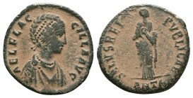 Aelia Flaccilla. Augusta, A.D. 379-386/8. AE Reference : "Repatinated" Condition: Very Fine

Weight: 5.20 gr. Diameter: 21.2 mm