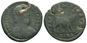 Julianus II Apostata (355-363) - AE Follis Reference: Condition: Very Fine

Weight:7.80 gr. Diameter: 27.7 mm
